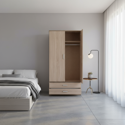 Armario GOYA - 2 Puertas con 2 Cajones