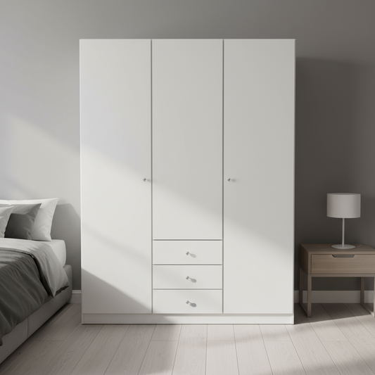 Armario VANGOGH - 3 Puertas + 3 Cajones Centrales + Espejo