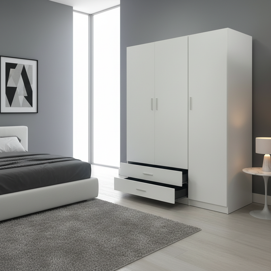 Armario GOYA - 3 Puertas con 2 Cajones